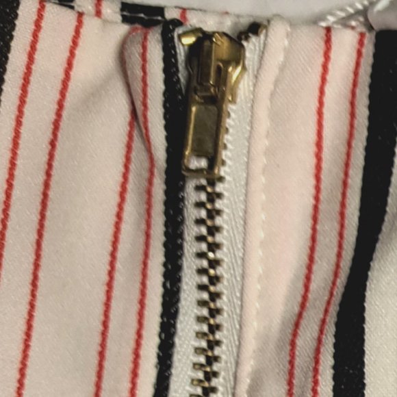 NWT $125 SPACE STYLE CONCEPT ITALY Trousers Sz IT 42 or 28 US Striped  Portugal - Picture 5 of 10